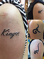 Sak yant ,Thai Letter Tattoo