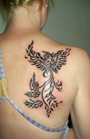 Butterfly, Bird, Eagle Tattoo