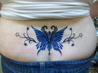 Butterfly, Bird, Eagle Tattoo