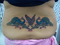 Butterfly, Bird, Eagle Tattoo