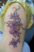 Flower & Tree Tattoo