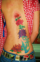 Flower & Tree Tattoo