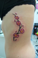 Flower & Tree Tattoo