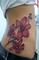 Flower & Tree Tattoo