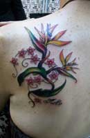 Flower & Tree Tattoo