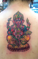 Ganesh & Buddha Tattoo