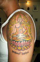 Ganesh & Buddha  Tattoo