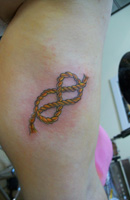 Heart, Crown, NewSchool Tattoo