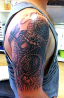 Scorpion, Snake, Lizard, Insect Tattoo