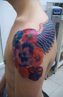 Wing & Angel Tattoo