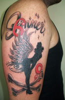 Wing & Angel Tattoo