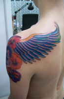 Wing & Angel Tattoo