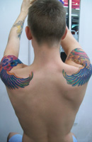 Wing & Angel Tattoo