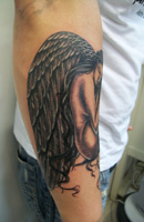 Wing & Angel Tattoo