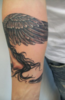 Wing & Angel Tattoo