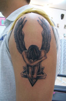 Wing & Angel Tattoo