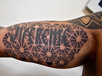 abstract-geometric-line-watecoulor-tattoo- Tattoo